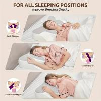 Almohada cervical vintage con temática de anime para alivio del dolor, almohada ortopédica de espuma viscoelástica ajustable para dormir en múltiples posiciones, funda transpirable de poliéster con cremallera, relleno de algodón de punto, lavable a - details 2