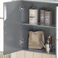 Armario Auxiliar Multiusos de Pared Mueble Baño Colgar Armario Suspendido con 2 Puertas Blanco 60 x 30 x 60 cm - details 54