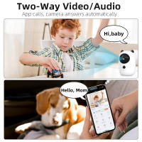 Cámaras de vigilancia wifi doméstico inalámbrico WIFI Internet remoto inteligente Visión nocturna interior 360 grados alarma vigilancia - details 6