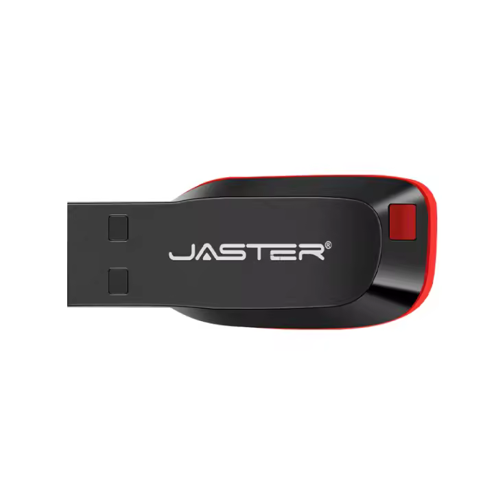 Mini unidad flash USB negra Memoria USB de capacidad real 100% Pendrive de cadena libre de 64 GB Disco U de alta velocidad de 32 GB Regalos de empresa creativos Pendrive de 16 GB - 1