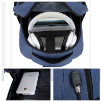 Mochila impermeable ultraligera para hombre, bolsa trasera para libros, elegante, 15,6 pulgadas - details 11