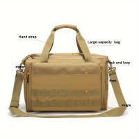Bolsa táctica militar, 8 compartimentos, lona impermeable duradera, adecuada para caza y senderismo, unisex - details 3