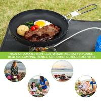 Utensilios de cocina antiadherentes, palas plegables, cucharas, ollas recubiertas resistentes a los arañazos, picnics de senderismo para acampar al aire libre - details 3