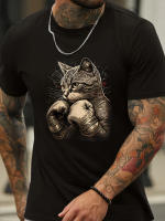Camiseta Casual de Algodón para Hombres Manga Corta, Cuello Redondo, Ligera y Transpirable - details 0