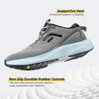 Zapatillas deportivas para correr para hombre, zapatillas ligeras y transpirables para pies hinchados, zapatos anchos, calzado de entrenamiento atlético - details 8