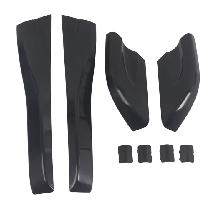 Cubierta de Protección para Rail de Techo de Hyundai Tucson Cubierta de Terminal de Vara de Bicicleta Negro 1 Set - 1