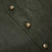 Chaleco informal de gamuza sintética de vaquero occidental para hombre, chaleco ajustado con cuello en V para ciclismo de motor y graduación, ropa social para hombre - details 27