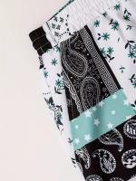 2025 verano de los hombres de impresión a cuadros camisa casual versátil traje. - details 3