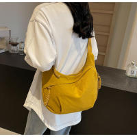 Bolso cruzado minimalista de gran capacidad para mujer, bolso pequeño de hombro para estudiante, bolso de dumplings versátil, nuevo estilo - details 43