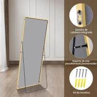 Espejo de Pared Grande Rectangular de 52 x 161 cm Marco Dorado Ideal para Salón, Dormitorio, Pasillo - details 2
