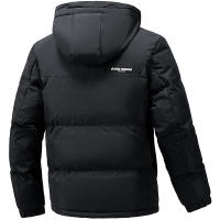 Chaqueta Parka de Invierno Desmontable Cálida, Gruesa, A Prueba de Viento para Hombres Moda Casual - details 4