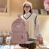 Mochila Impermeable De Alta Capacidad Para Mujer Estilo Universitario Con Portátil Bolsa De Viaje Para Niñas Diseño Lindo Y Moderno - details 14
