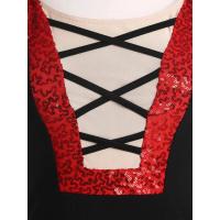 Vestido Flamenco para mujer, Paso español Doble, tre actuación Rumba latina, mangas con borlas, vestidos tul, Ropa de baile - details 5
