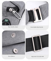 Bolsa de Pecho Compacta Anti Robo Bolsa de Viaje Deportiva Mini con Jack para Auriculares - details 6