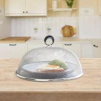 Paraguas de acero inoxidable, cúpula para alimentos, pantalla de malla fina, cubierta duradera reutilizable, red para reuniones al aire libre, sitio de acampada - details 4