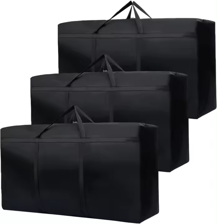 Bolsas de Almacenamiento Grandes de 180L Cajas de Empaque Fuertes para Moverse y Almacenar Ropa - 1