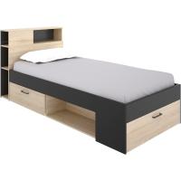 , Cama Compacta de 90 x 190 con Cajones, Blanco, 96 x 99 x 218 cm - details 12