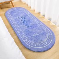 Alfombras suaves y esponjosas para mesita de noche, alfombra de flores nórdicas para habitación de niños, dormitorio, baño, sala de estar, antideslizante, decoración del hogar, alfombra de piso larga - details 3