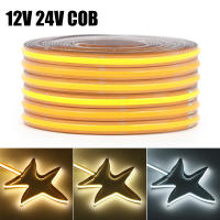Cinta de Luz LED COB 12V 24V 8MM PCB con Conector DC Ajustable Luz Lineal de Alta Densidad para Decoración de Habitación Marca XUNATA - details 0