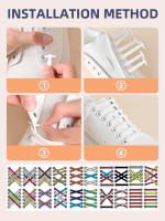 Cordones de silicona para cordones, 12 colores, goma, 16 unids/lote - details 1