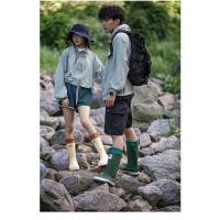 Botas de Lluvia de Moda para Adultos Impermeables de Goma para Trabajo al Aire Libre y Pesca - details 15