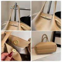 Bolso de Hombro de Diseño de Lychee Bolso de Mano de Cuero PU de Color Sólido - details 1