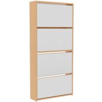 Marca Amazon - Vida Designs Zapatero Arlington, Madera de ingeniería, Gris y Roble, H 108 x W 78 x D 24 cm - details 10
