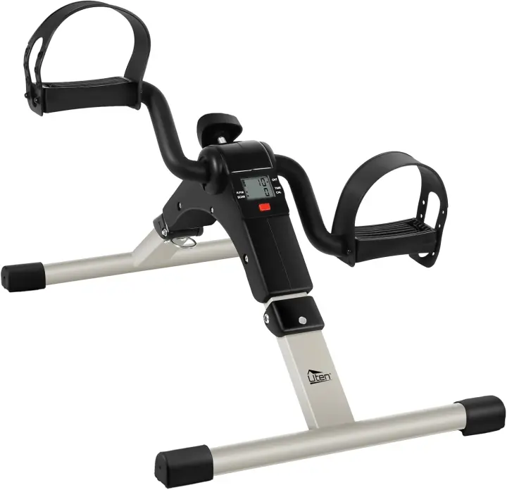 Pedal de Ejercicio Estaticos para Bicicleta de Ejercicio para Brazos y Piernas con Pantalla LCD y Resistencia Ajustable, Ciclo de Resistencia en Interiores Bicicleta de Ejercicio - 1