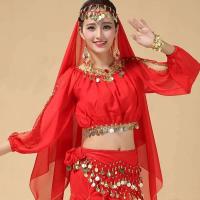 Tops brillantes con cuentas de lentejuelas en el vientre, disfraces de baile sexys, disfraces con flecos para festivales, discotecas, fiestas, Tailandia, India y Arabia - details 22