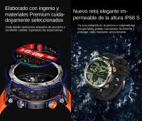 Relojes militares impermeables para hombres, pulsera inteligente con llamada, Bluetooth, para Android e iOS, 5atm - details 2