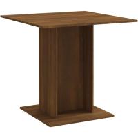 Mesa de Comedor Consola Cocina Bistró Restaurante Salón Sala de Estar Jardín Terraza Hogar Madera Contrachapada Gris Sonoma - details 33