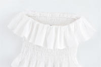 Conjunto de Moda para Mujer OUWU Top Elástico sin Cordones + Falda Larga Suave con Cintura Elástica - details 6