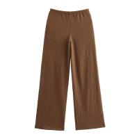 Conjunto de moda para mujer, top sin mangas de cintura alta y pantalones con botones, elegante para mujer - details 12
