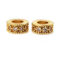 Pulseras de Plata de Zirconia Diseño de Rueda de Metal de 18K Oro Accesorios de Joyería Hechos a Medida en China - details 3