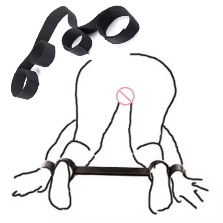 Juguete erótico para adultos, esposas, puños de tobillo, Bondage BDSM, sujeción de cama, productos sexuales, Juguetes sexuales, Collar para parejas, Kit Bdsm, productos Sm - 1