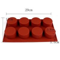 Molde de Pastel de Silicona Circular 8 Cavities para Chocolate, Oreo, Galletas, Pastelería, Gelatina, Pudín, Jabón Cocina y Comedor - details 4