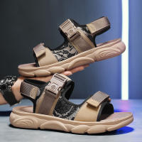 Sandalias deportivas de verano para hombre, zapatos de senderismo acuático para playa, cómodas, transpirables, informales, antideslizantes, para interiores y exteriores - details 2