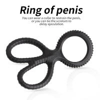 Anillo de pene para hombres, eyaculación retardada, extensor de erección, juguetes sexuales para hombres, BDSM - details 7