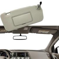 Nissan Murano 2009, 2010, 2011, 2012, 2013, 2014 Parasol interior con espejos beige claro parasoles grises izquierdo y derecho - details 12
