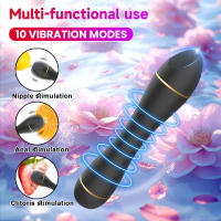 Bullet Vibrator - Mini Vibrador para Mujer, Herramienta Estimulante del Clítoris, Vibrador Bullet Discreto y Adecuado para Viajes, Juguetes para Adultos Recargables por USB con 10 Modos de Vibración - details 1