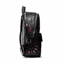 Desigual Bolso de hombro de la flor del hueco hacia fuera de la manera de las mujeres, mochila ocasional de las muchachas de la capacidad grande, prenda impermeable, moda, modelos de la marea - details 3