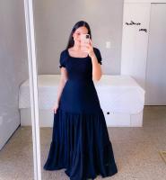 2025 nuevo vestido de hadas de color largo con hombros descubiertos y flores rotas para mujer primavera/verano - details 9