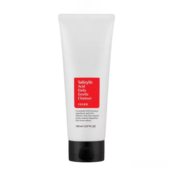 Cosrx Ácido salicílico diario suave para unisex - Limpiador de 5 oz - 1