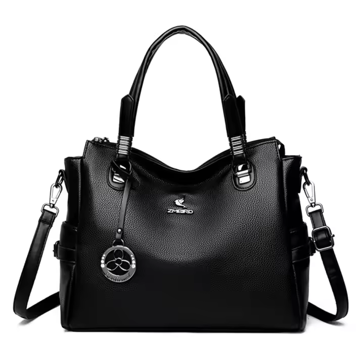 Bolso de lujo genuino para mujer, bandolera grande de cuero de alta calidad, de diseñador, 2024 - 1