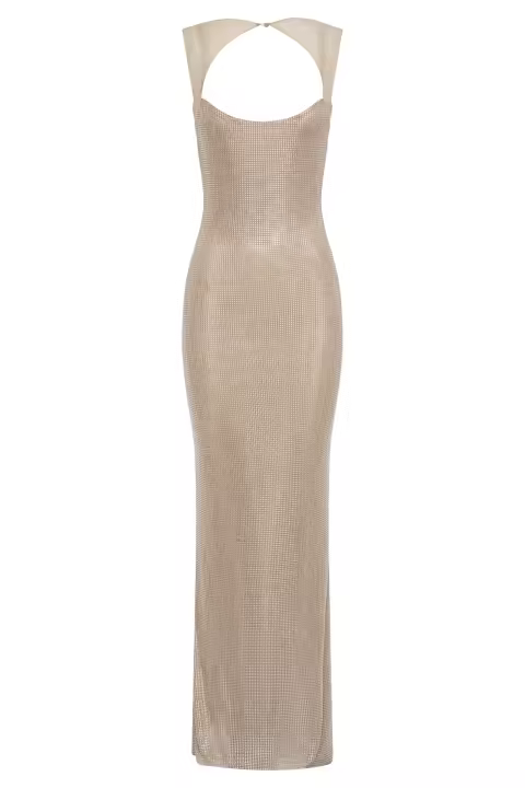 Elegante Vestido de Noche de Lujo Ligero Camisola de Imitación Francesa con Lazo - 1