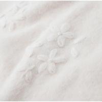 Jersey informal de punto con bordado de Jacquard blanco para mujer, Jersey holgado de manga larga con cuello redondo elegante, jersey de viaje para señora nueva 2024 - details 6