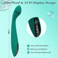 Vibrador de punto G para mujer, consolador estimulador del clítoris, cuentas con pantalla LCD y 9 vibradores, Juguetes sexuales para adultos - details 4