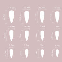 Uñas postizas rosas con chip de fijación de purpurina a prueba de manchas para actuaciones en escenario Nail Art Beauty - details 6