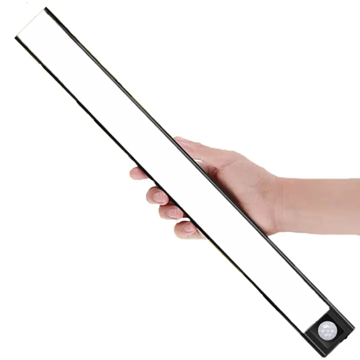 Luz Nocturna LED con Sensor de movimiento, lámpara de armario inalámbrica con USB, para cocina, dormitorio, 20/30/40/60CM - 1