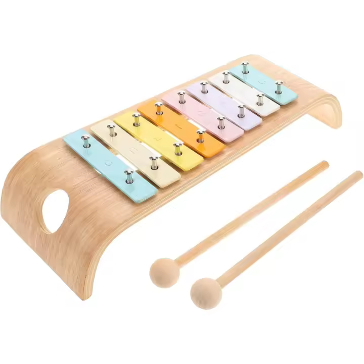 Xilófono Vaguelly Bayin Daqin Juguete de Percusión para Niños Pequeños Juguete Educativo de Madera - 1